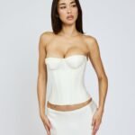 Amara Corset Top - White