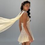 Anais Mini Dress Ivory