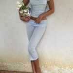 Chiara Capri Pants - Blue