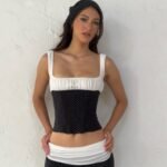 Gia Corset Top - Polka Dot