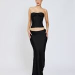 Savannah Skirt Dubai Silk - Black