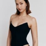Tia Corset Mesh - Black
